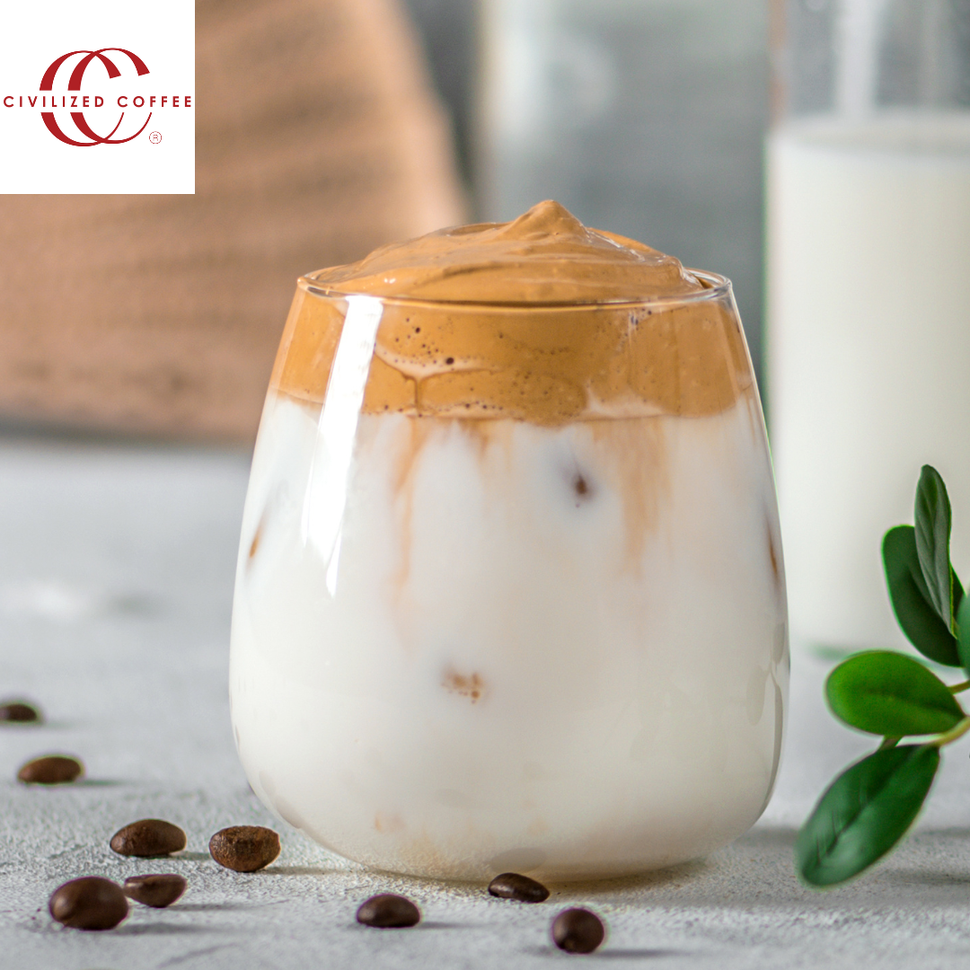 Dalgona Coffee Recipe (Whipped Coffee) with Civilized Coffee Instant Colombian Coffee