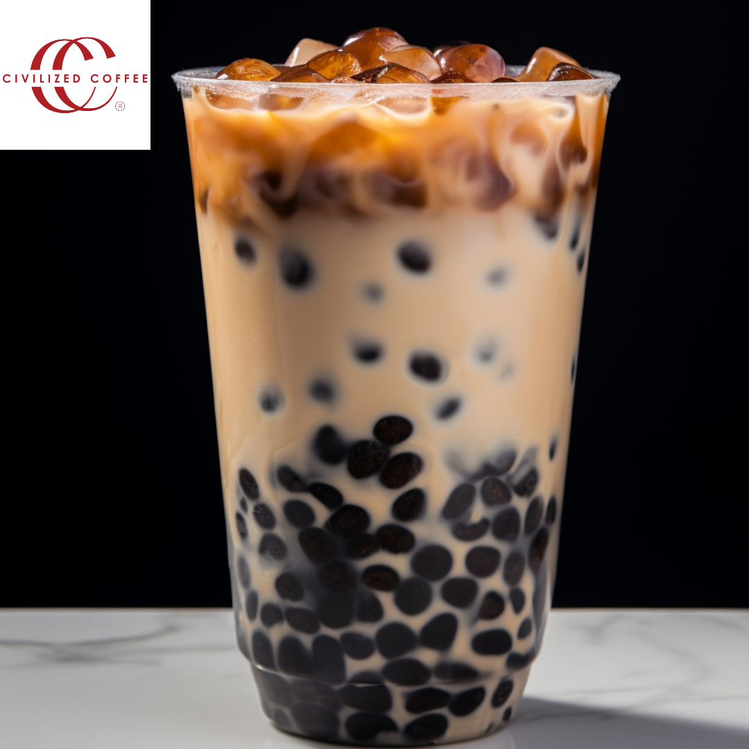 Black Boba Tea Recipe with Civilized Coffee Instant Assam Black Tea Powder