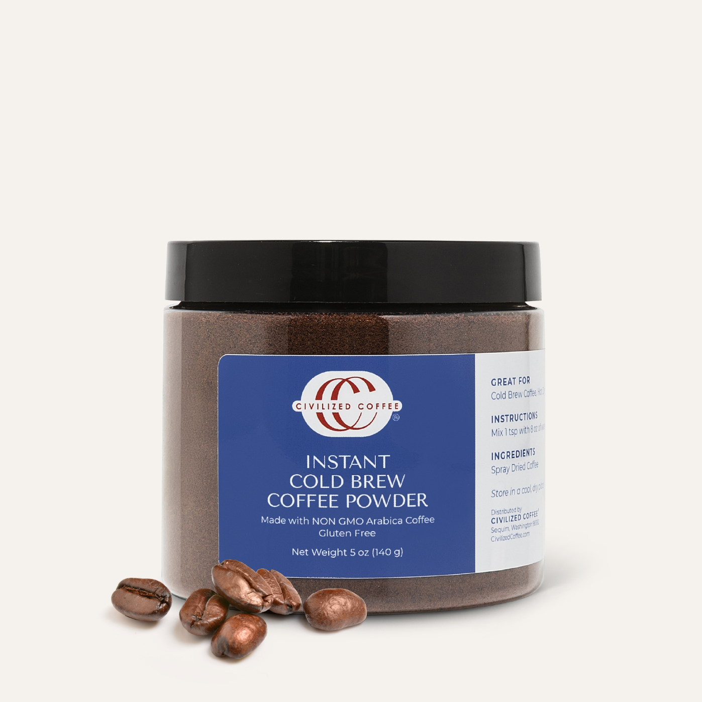 Instant Cold Brew Coffee Powder