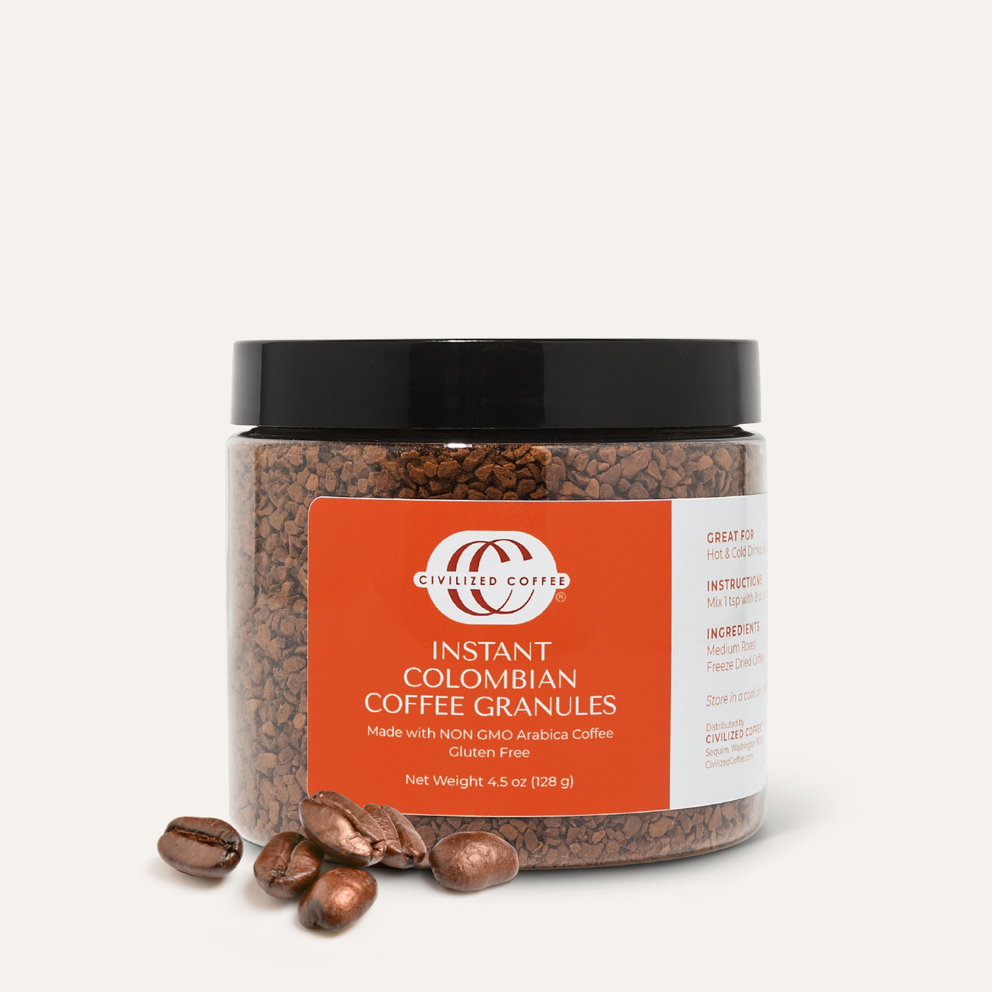Instant Colombian Coffee Granules