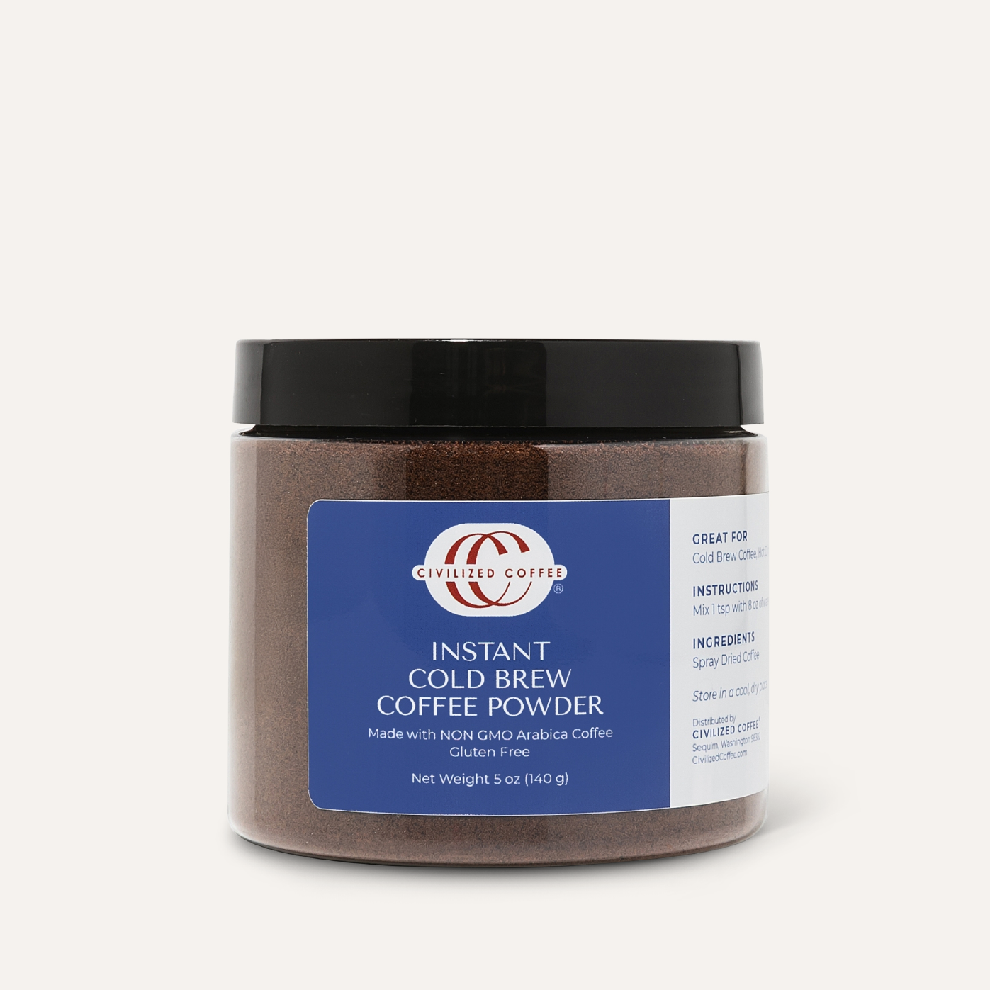 Instant Cold Brew Coffee Powder