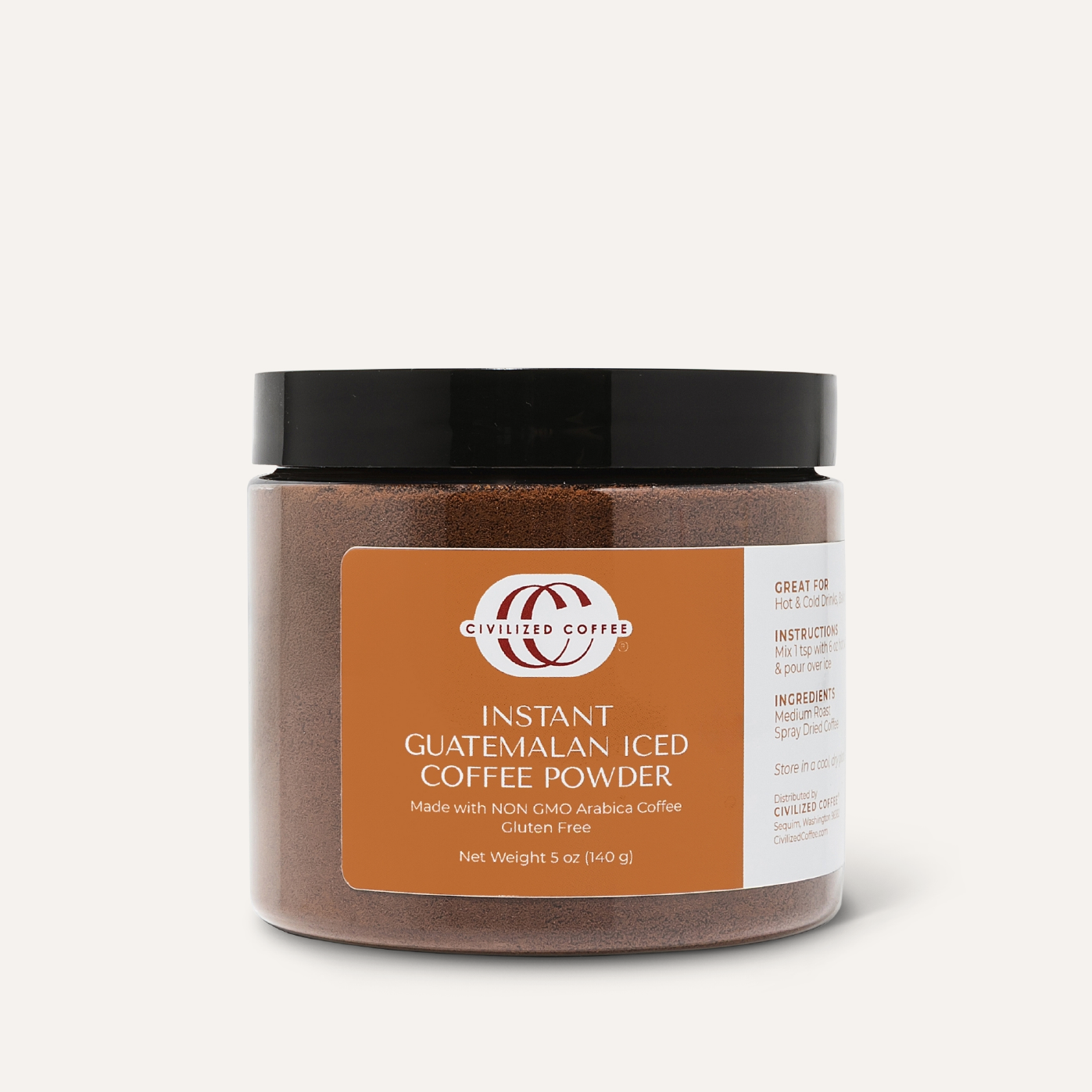 Instant Iced Coffee Powder Guatemalan