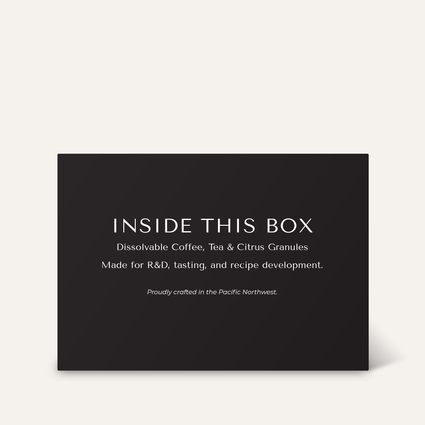 Civilized Coffee R&D Sampler Box